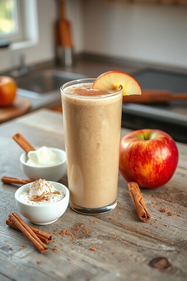 apple pie flavored smoothie