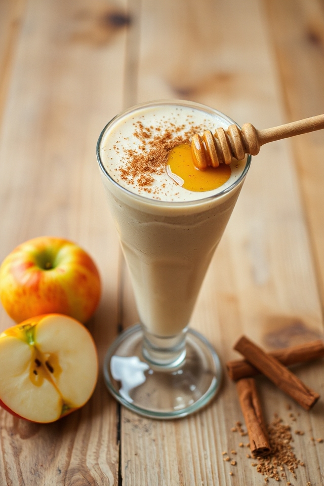 apple smoothie preparation steps