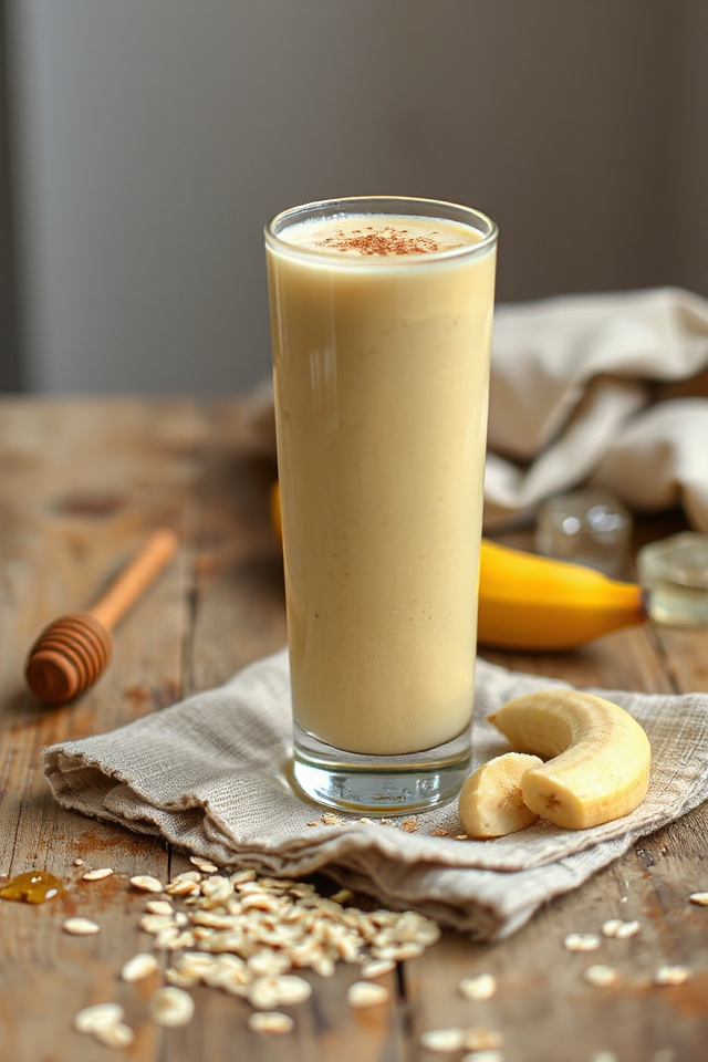 banana oatmeal smoothie recipe