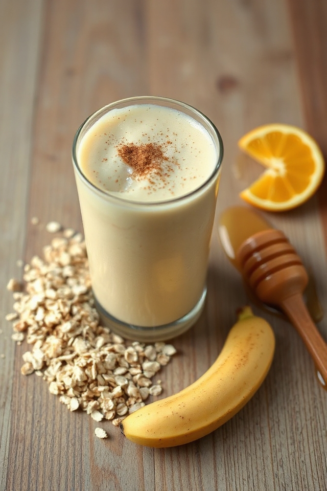 banana oatmeal smoothie recipe