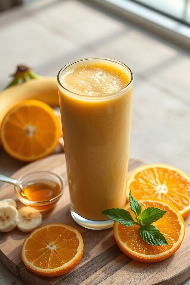 banana orange smoothie recipe