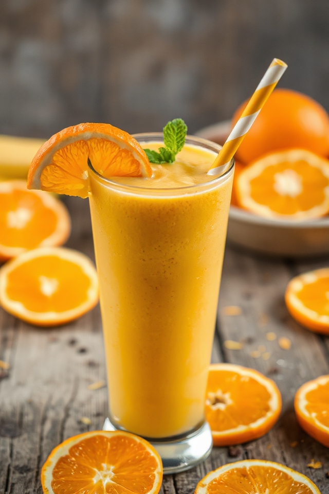 banana orange smoothie recipe