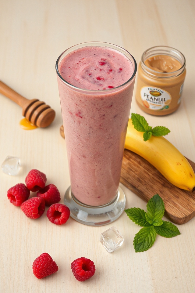 banana raspberry smoothie recipe