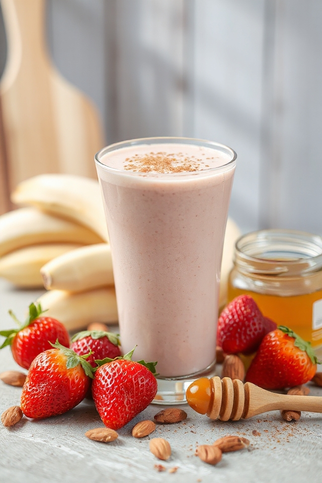 banana strawberry smoothie recipe