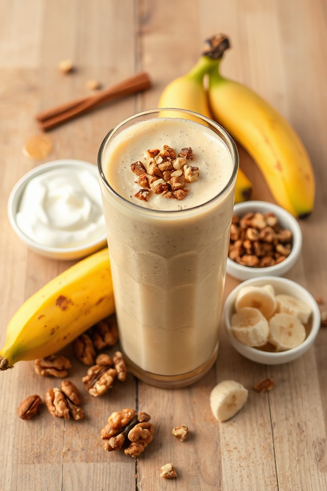 banana walnut smoothie recipe