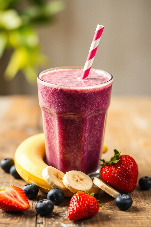 berry banana smoothie recipe