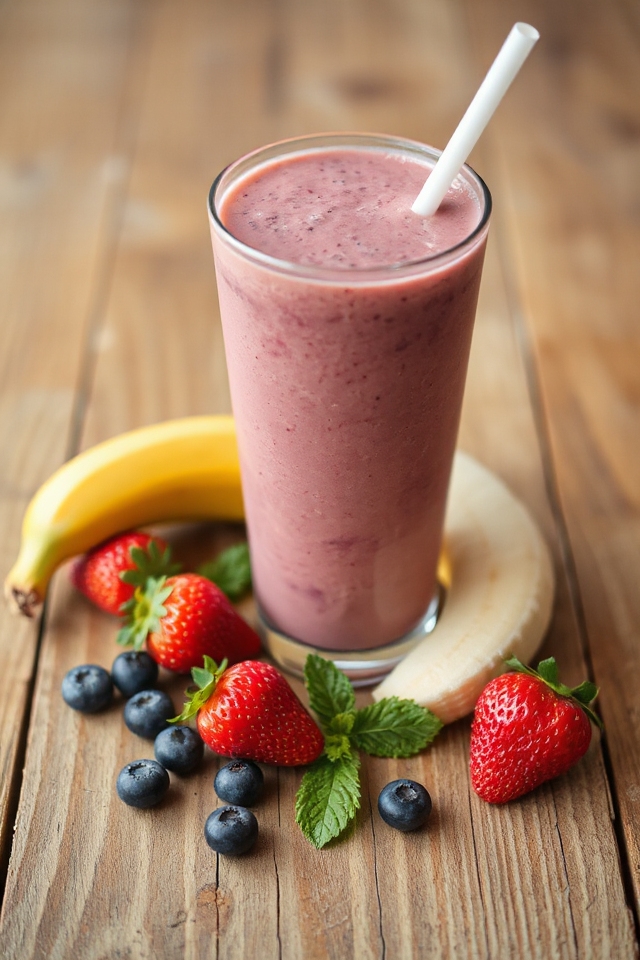 berry banana smoothie recipe