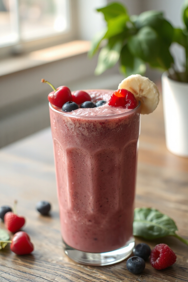 berry cherry smoothie recipe
