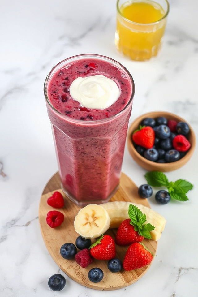 berry cherry smoothie recipe
