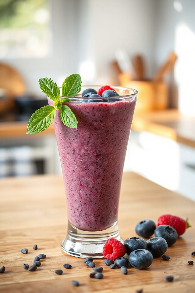 berry chia smoothie recipe