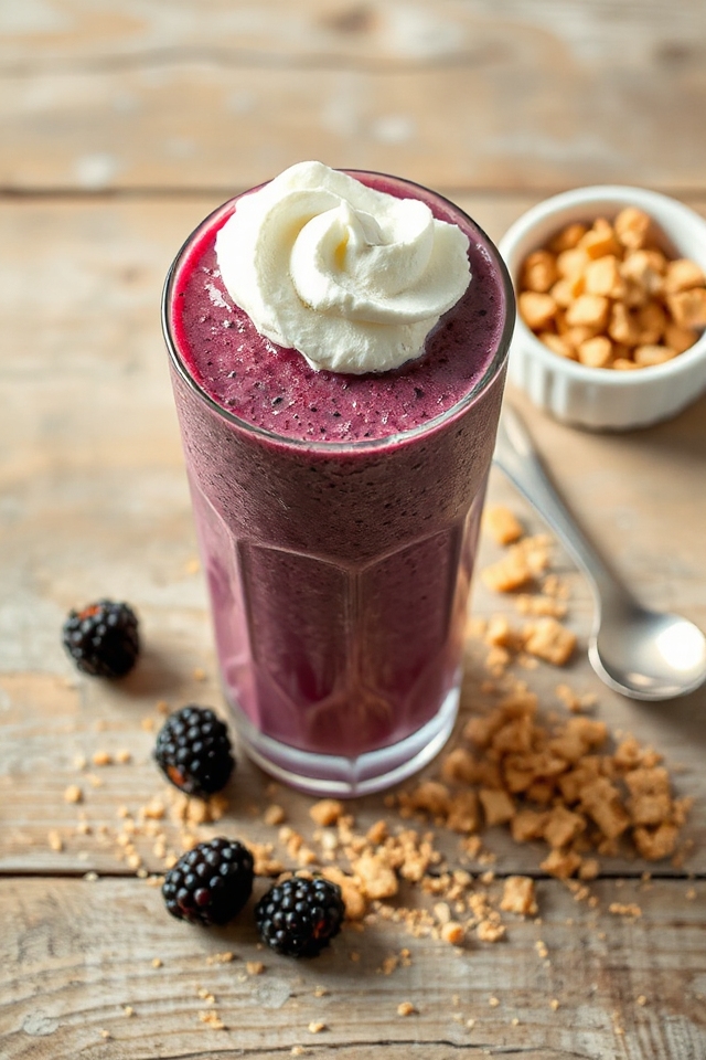 berry cobbler smoothie recipe