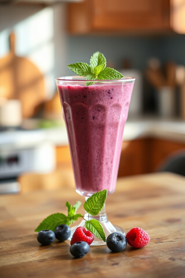 berry mint smoothie recipe
