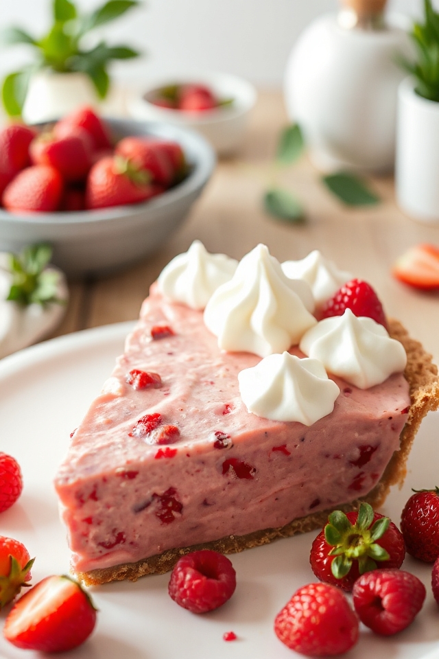 berry smoothie pie delight