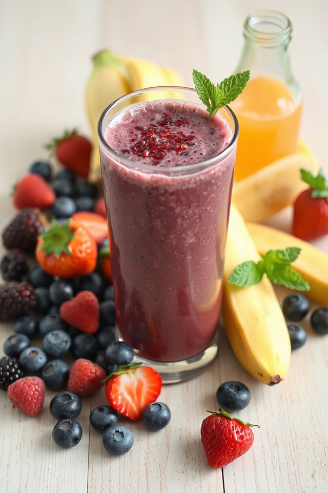berry smoothie preparation guide