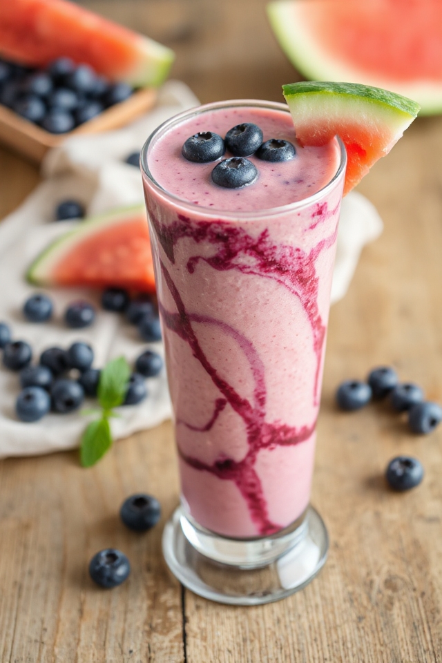 berry watermelon smoothie bliss