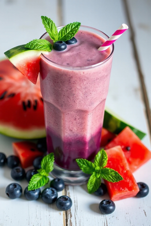 berry watermelon smoothie recipe