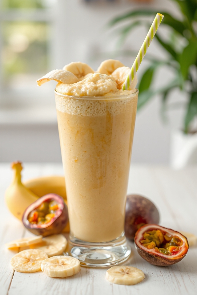 blend banana passion fruit juice