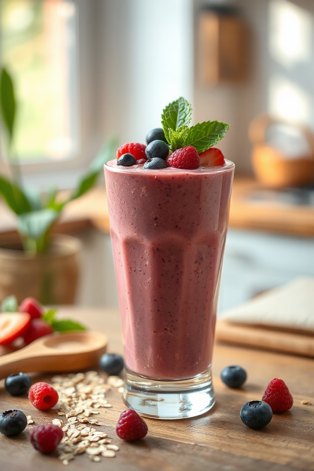 blend frozen berries smoothly
