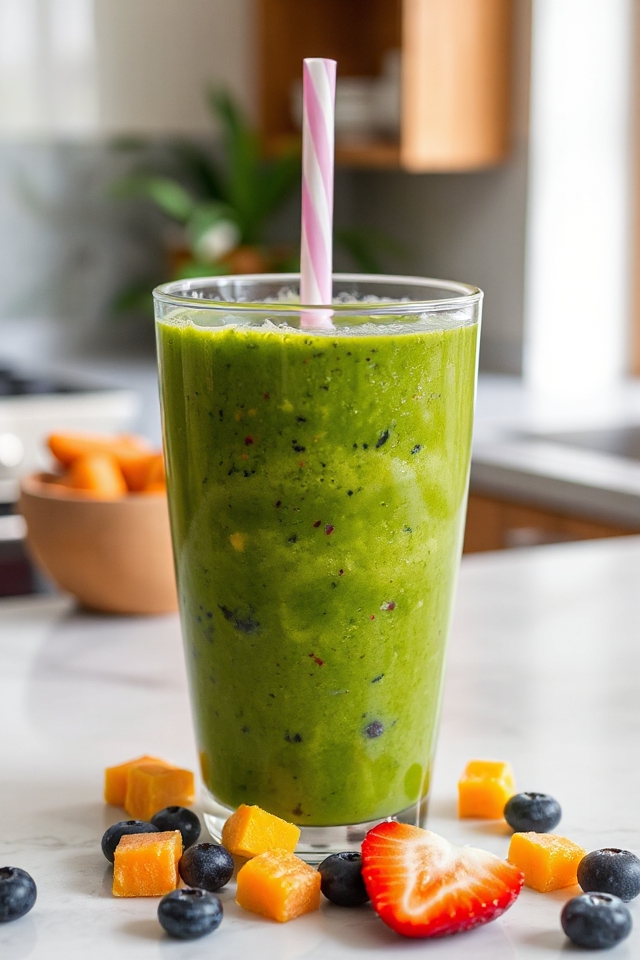 blend nutritious green smoothie