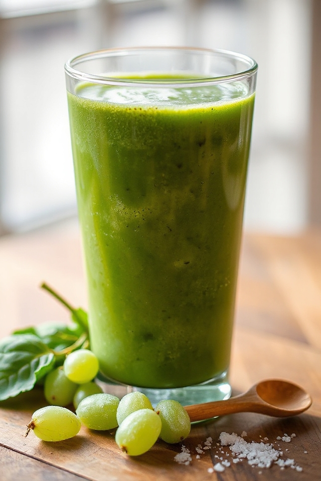blend vibrant green smoothie