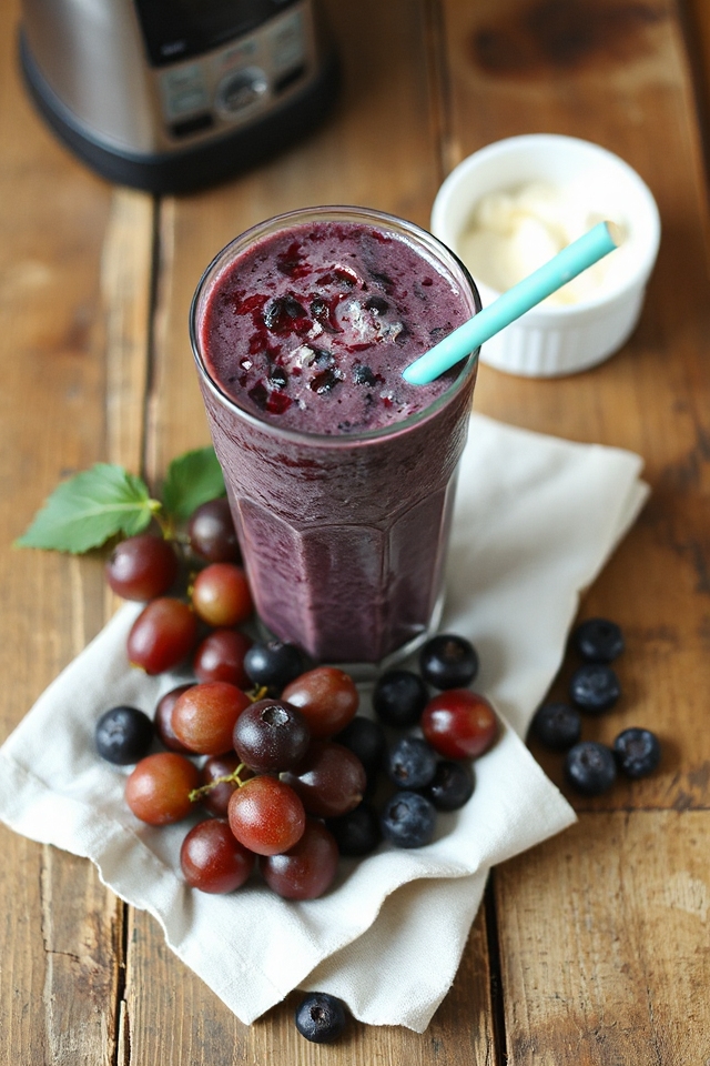 blueberry grape smoothie recipe
