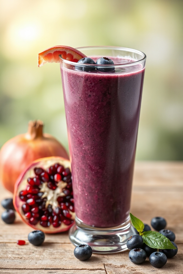 blueberry pomegranate smoothie recipe