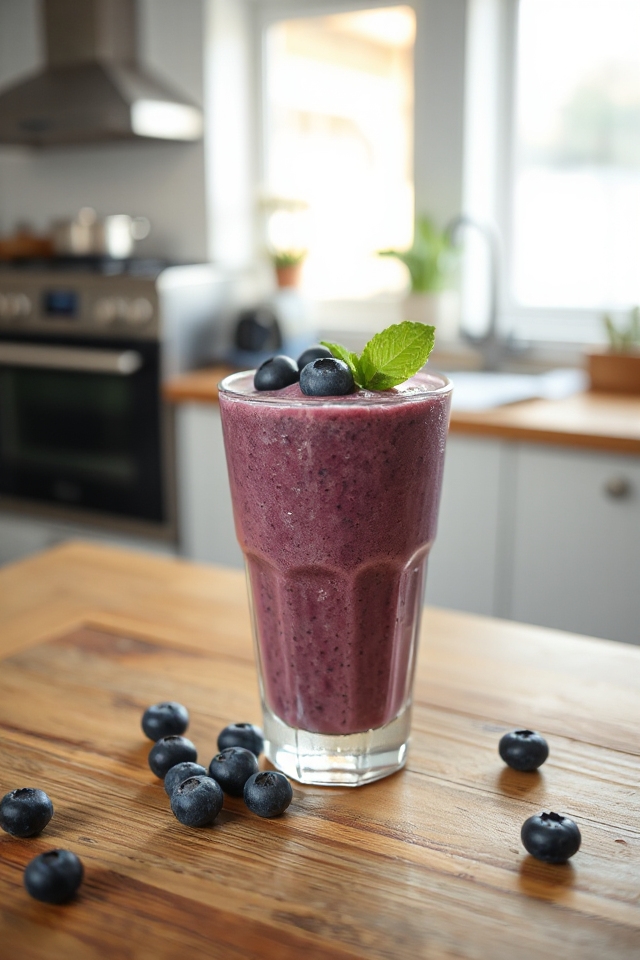 blueberry smoothie recipe steps