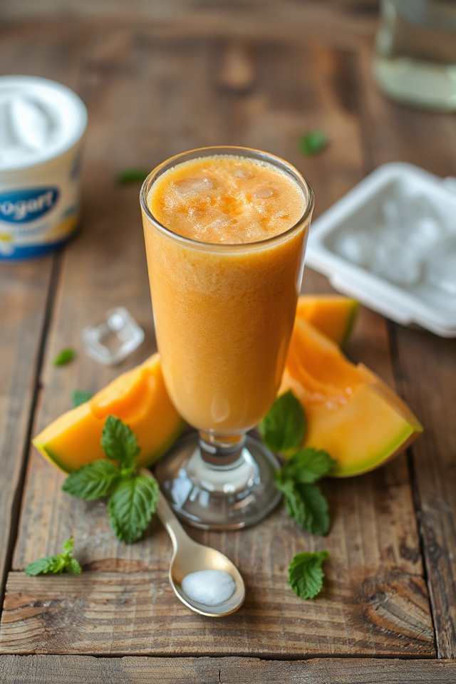 cantaloupe smoothie preparation guide