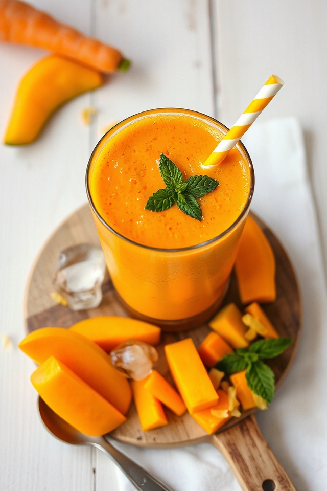 carrot mango smoothie recipe