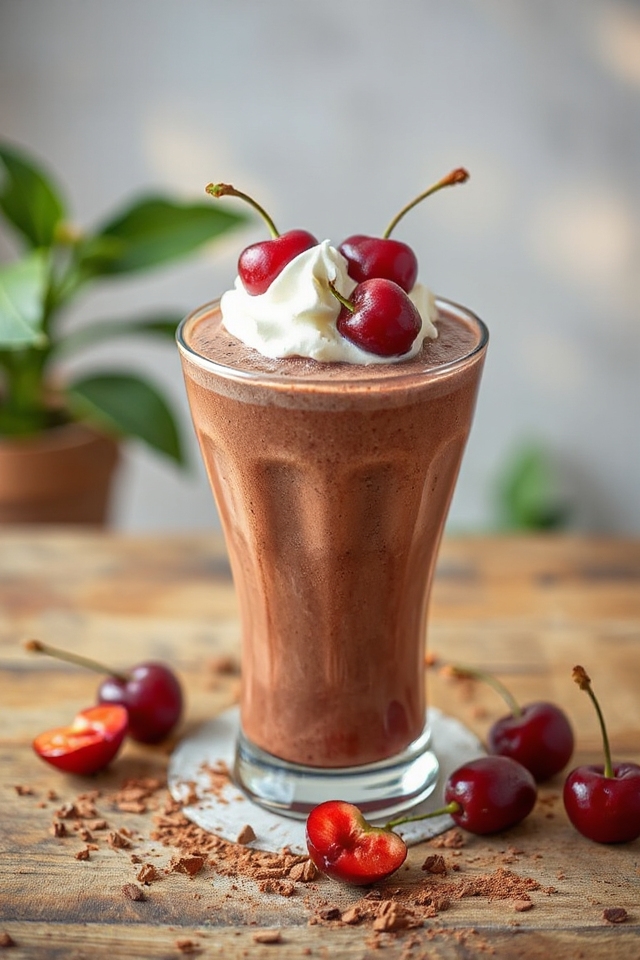 cherry chocolate smoothie recipe