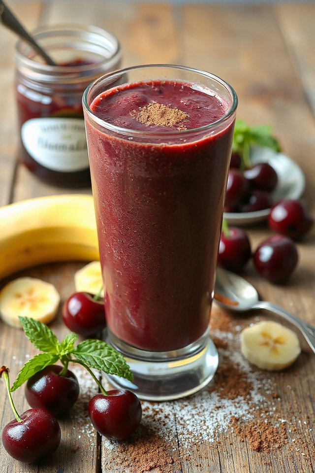 cherry chocolate smoothie recipe