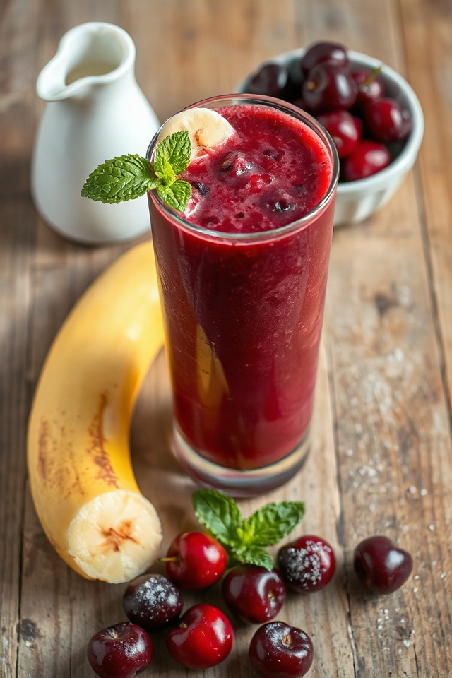 cherry smoothie preparation guide