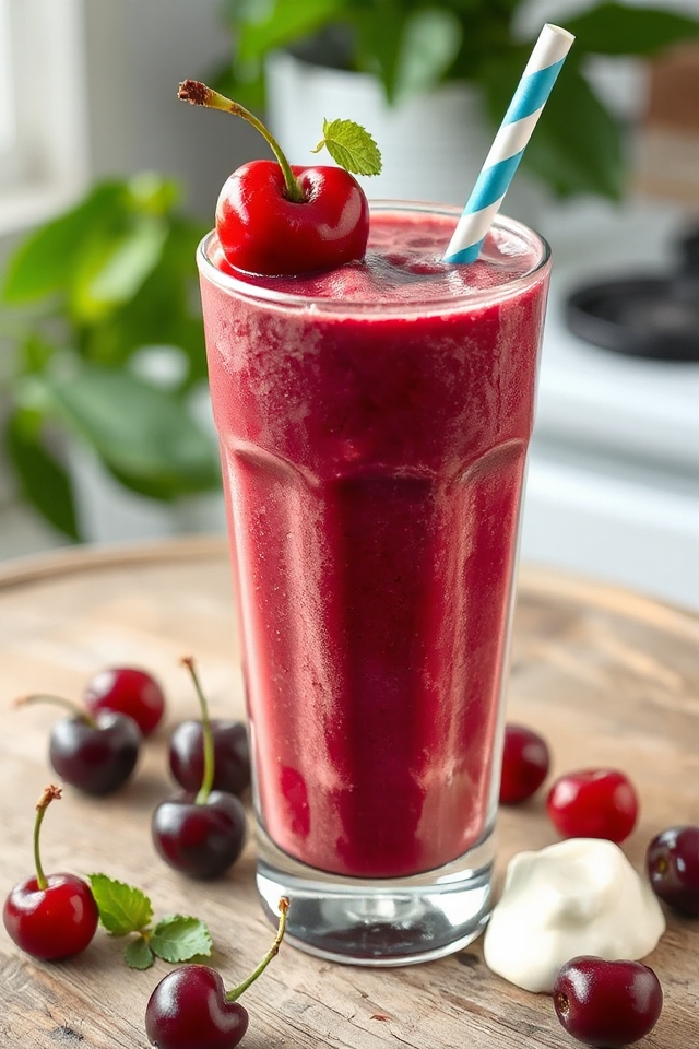cherry vanilla smoothie recipe
