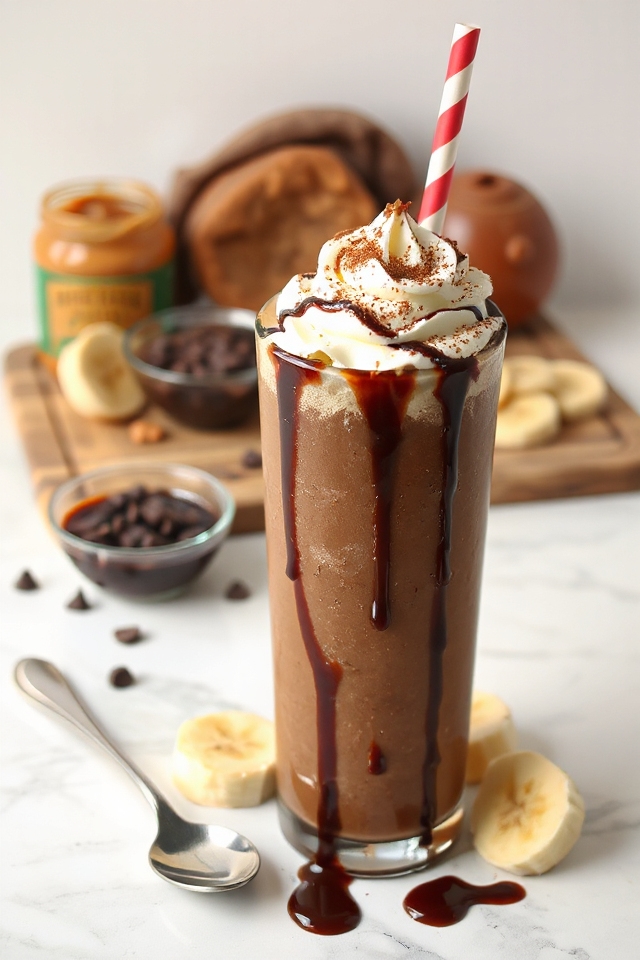 chocolate peanut butter smoothie