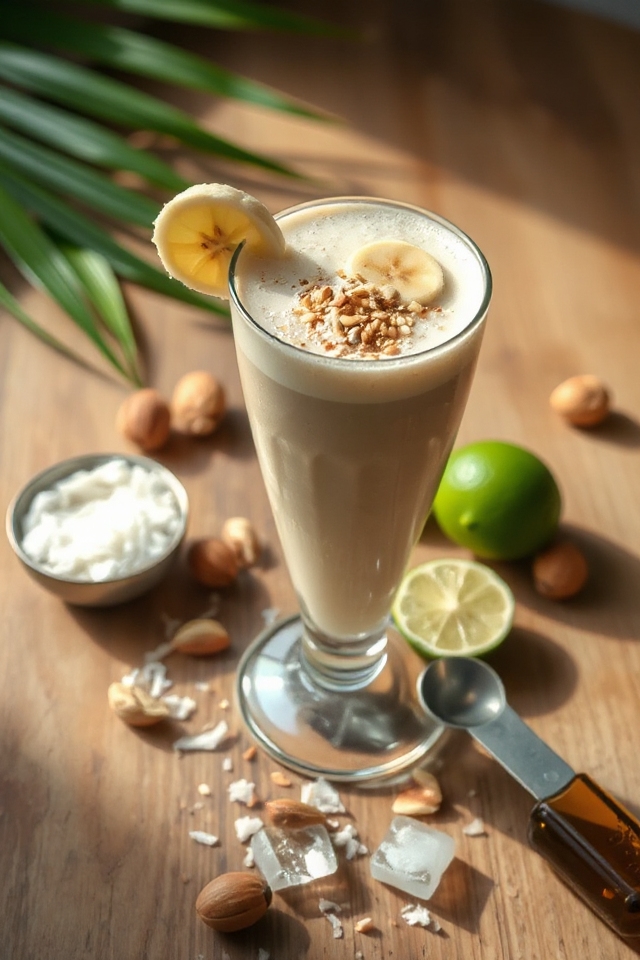 coconut smoothie preparation guide