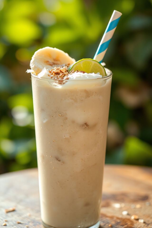 coconut smoothie preparation guide