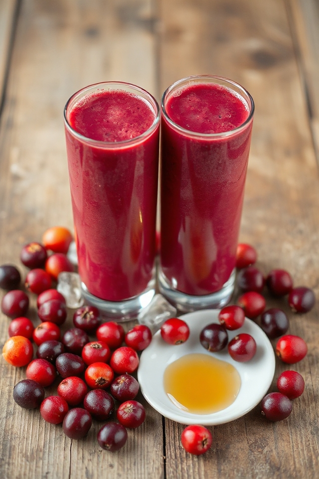 cranberry smoothie preparation guide