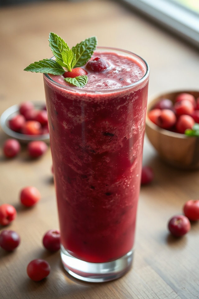cranberry smoothie recipe guide