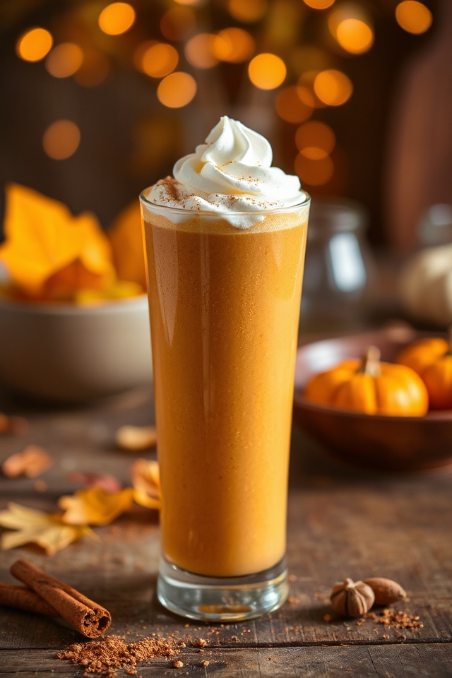 creamy pumpkin pie smoothie