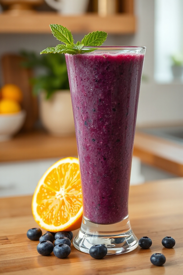healthy blueberry smoothie recipe