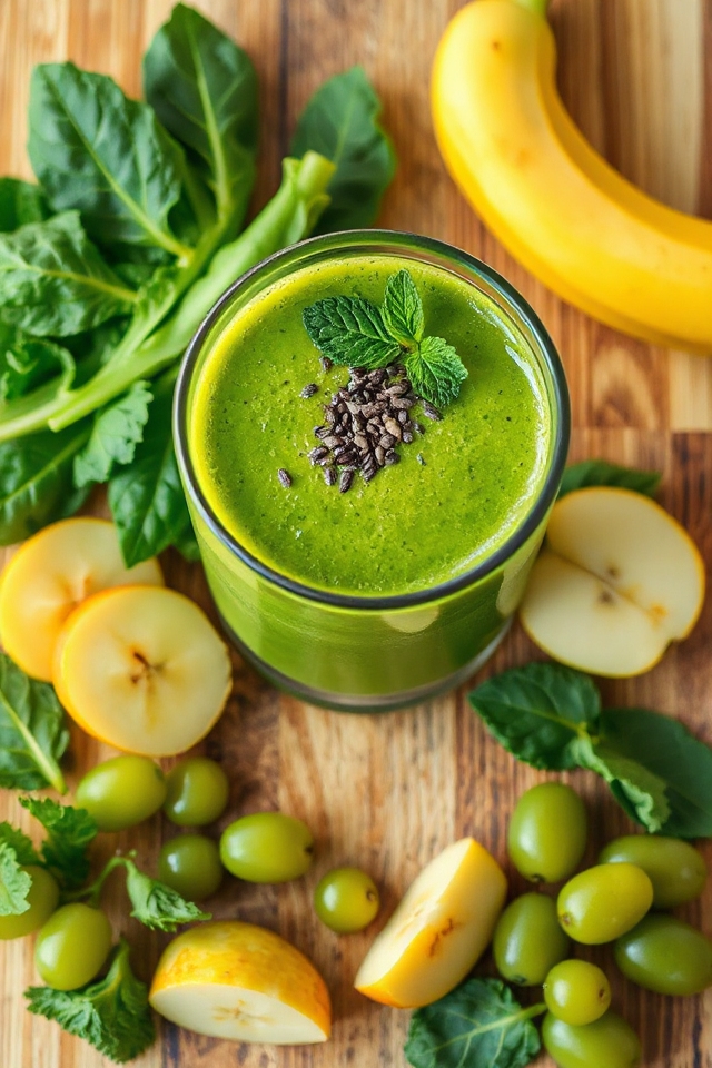 healthy green smoothie recipe