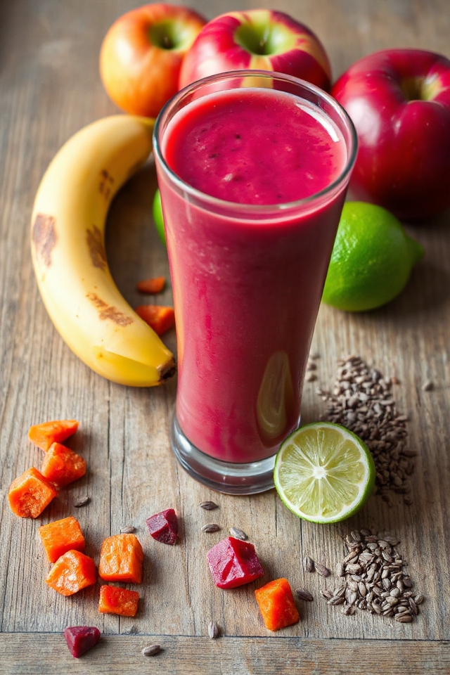 healthy red smoothie recipe