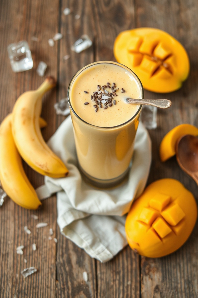 mango banana smoothie recipe