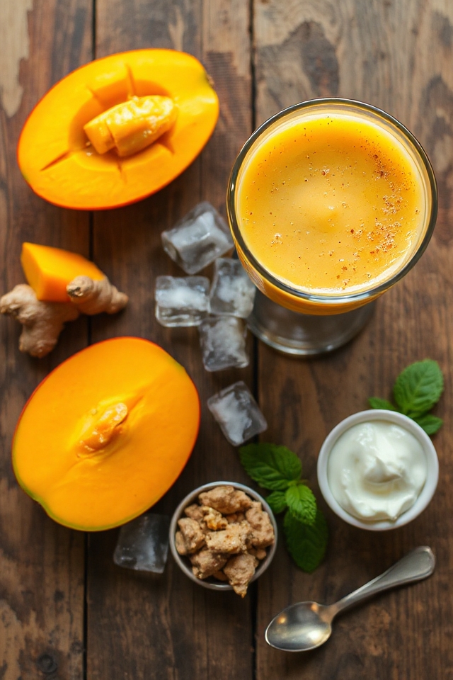 mango ginger smoothie instructions