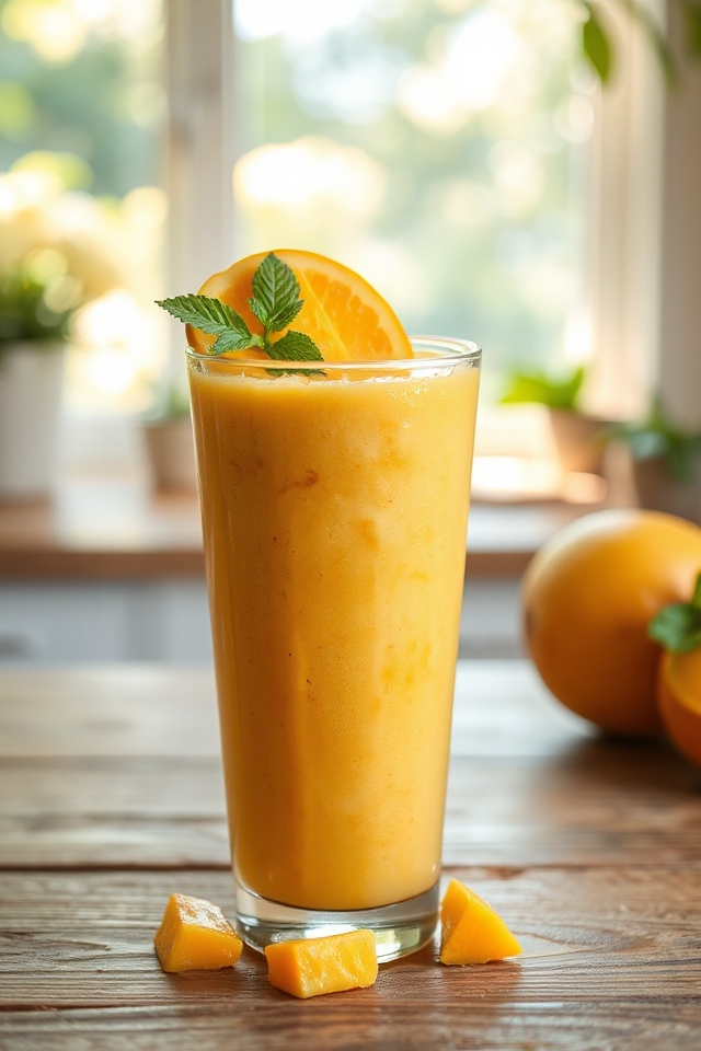 mango orange smoothie recipe