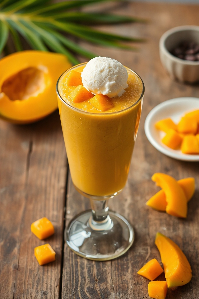 mango papaya smoothie recipe
