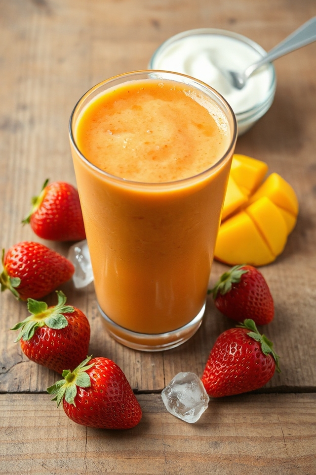 mango strawberry smoothie recipe