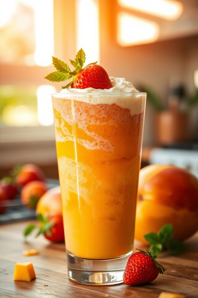 mango strawberry smoothie recipe