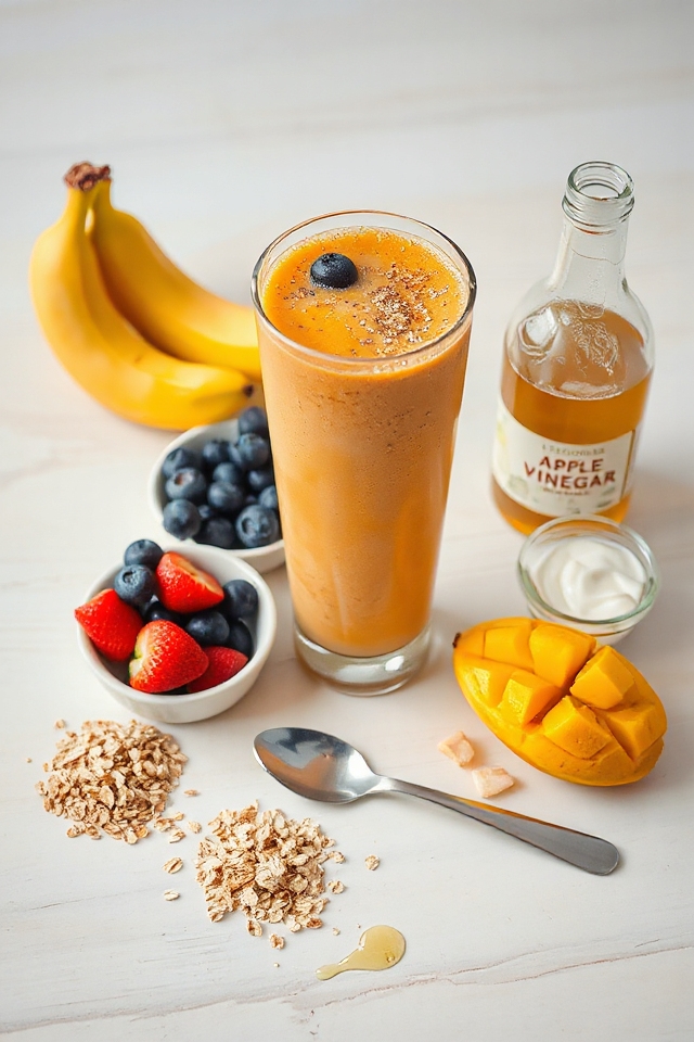 nutritious blended fruit drink