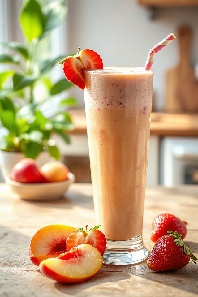 peach berry smoothie recipe